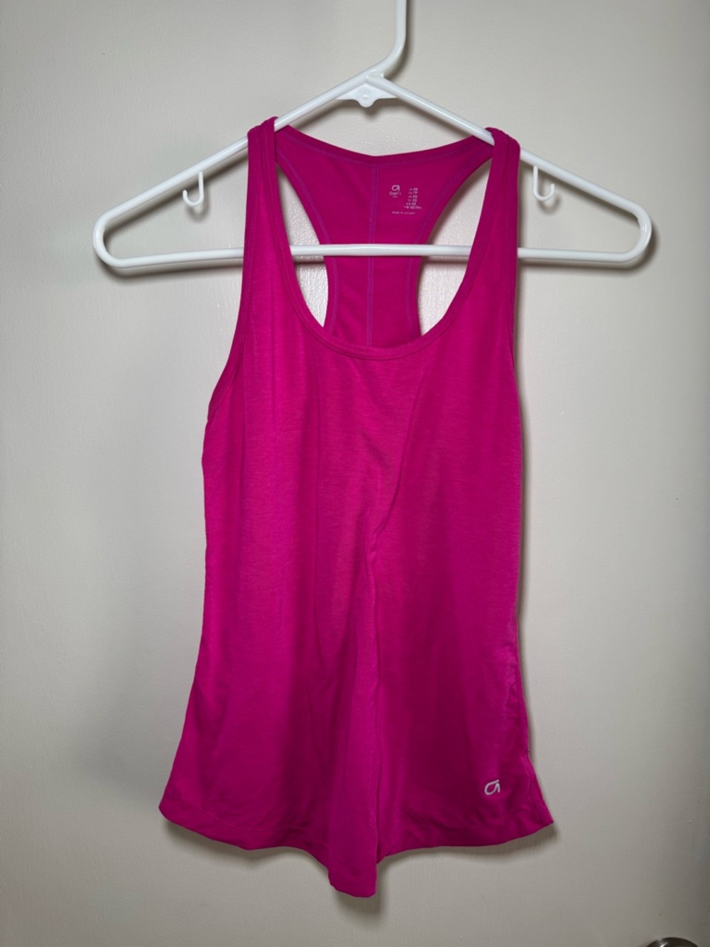 Athletic Racerback Tank Top - Fuchsia Pink